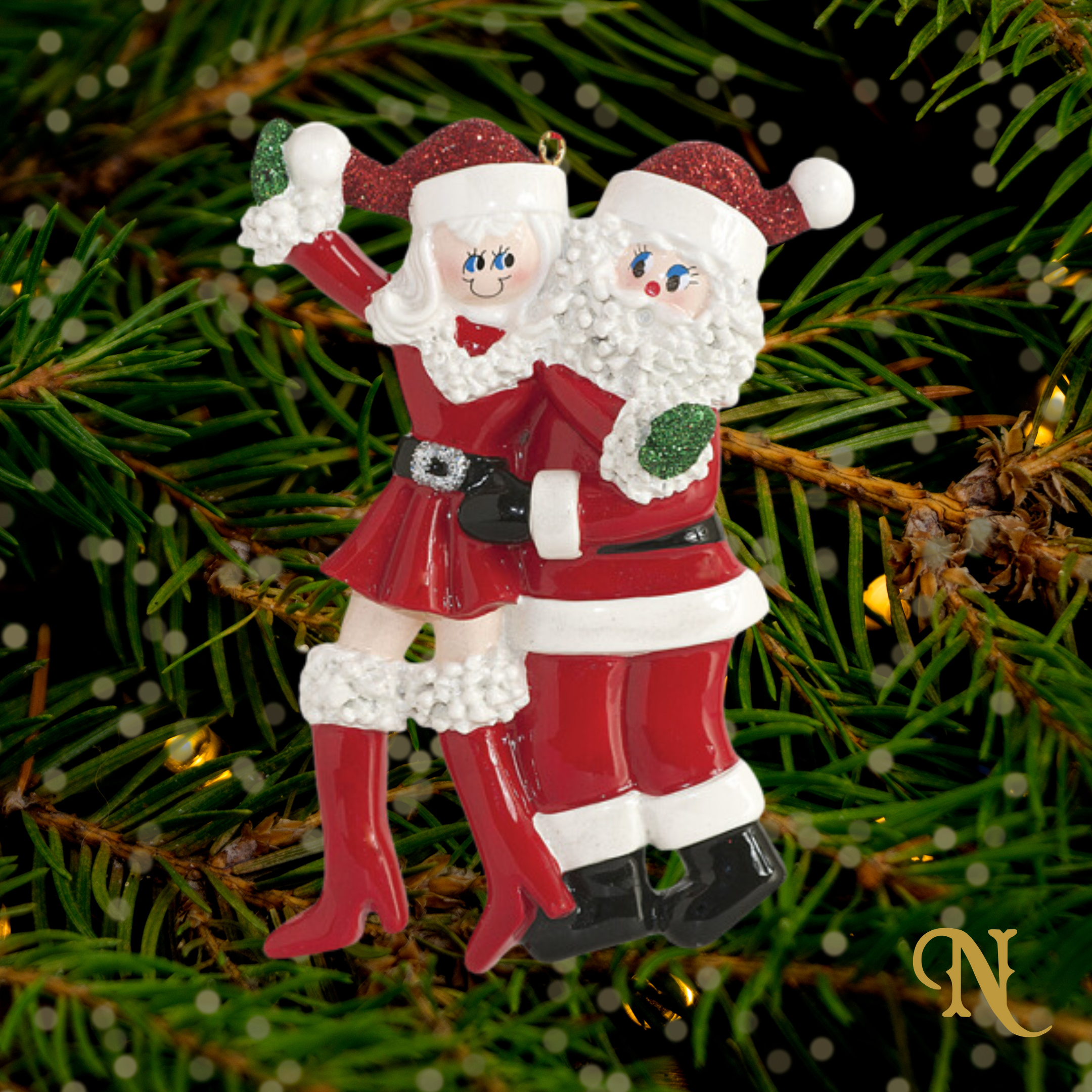 Mr & Mrs Claus Dancing